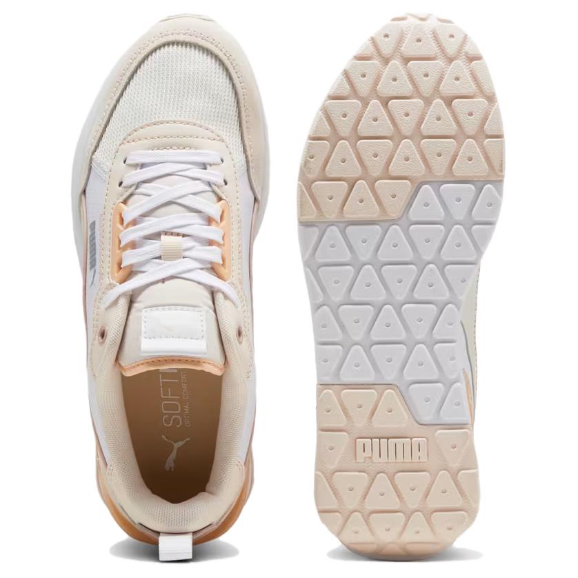 Puma R22 Comfortable Versatile Low-Top Lifestyle Casual Shoes Women sneaker White 387066-36