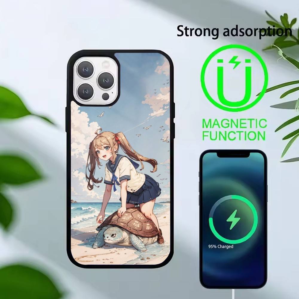 

E-Evil Neuro Phone Case For iPhone 14,16,15,13,17,12,Plus,Pro,Max Magnetic For Magsafe Frosted Cover iPhone17Air