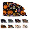 Cappello da lavoro con stampa di Halloween alla moda, cappello casual da lavaggio, berretto da borsa