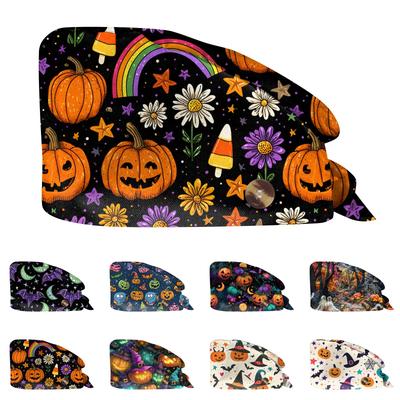Mode Halloween Print Arbeitsmütze Lässige Waschmütze Taschenmütze