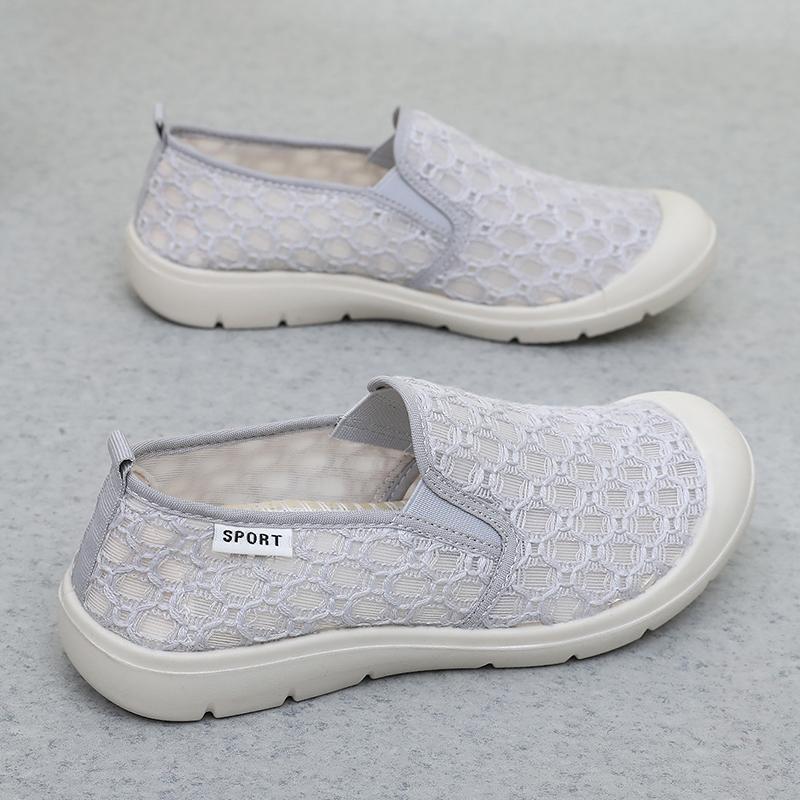 Fashion Women's Flat Shoes for Summer 2025 Comfortable and Breathable Lightweight Casual Shoes for Outdoor Travel and Leisure Shoes