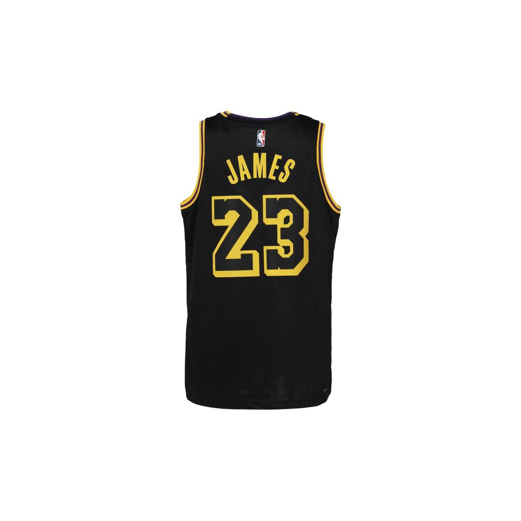Nike NBA Lakers Lebron James Swingman Draktskjorte Svart Herre Streetwear DJ1433-011