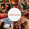 Hölzerner Weihnachts-Countdown-Kalender mit Sternen Adventskalender aus künstlichem Holz für Zuhause Familie Weihnachtsgeschenk Weihnachtsdeko