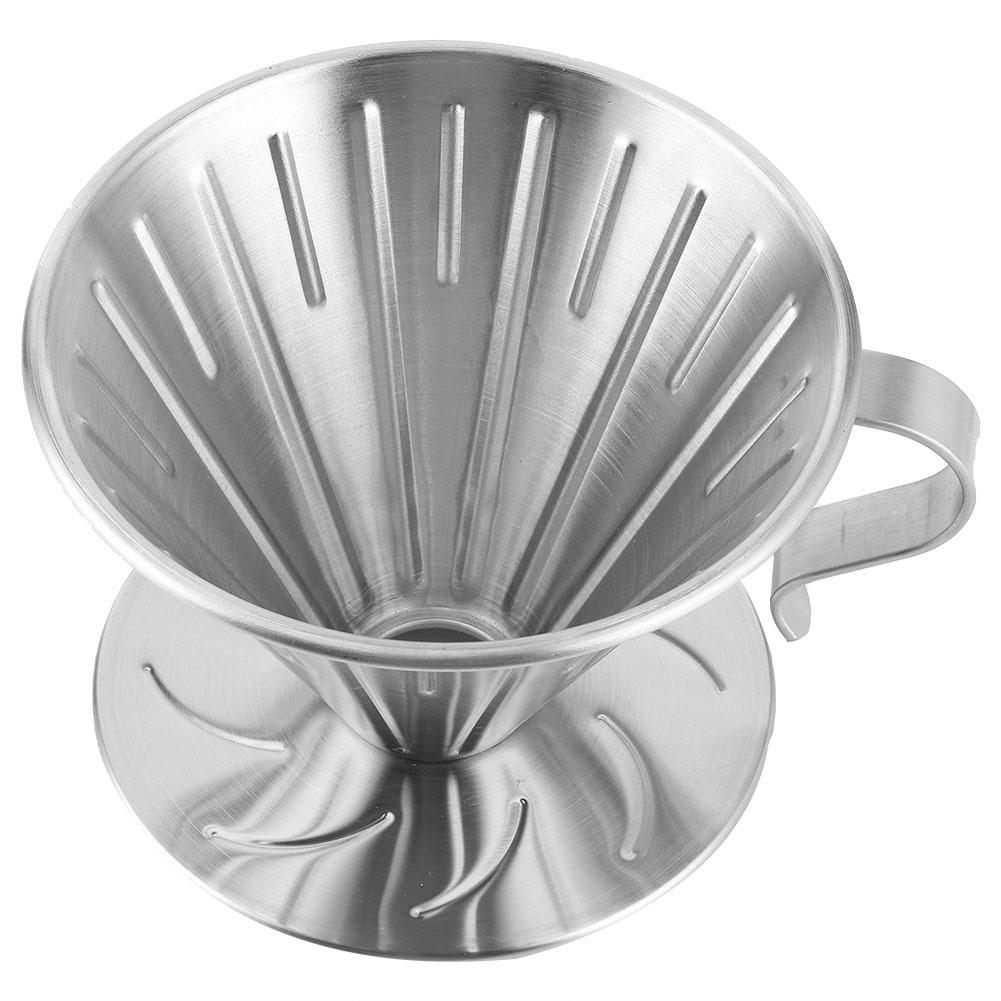 Aço inoxidável despeje sobre café gotejador cone filtro copo suporte acessórios para máquina de café casa