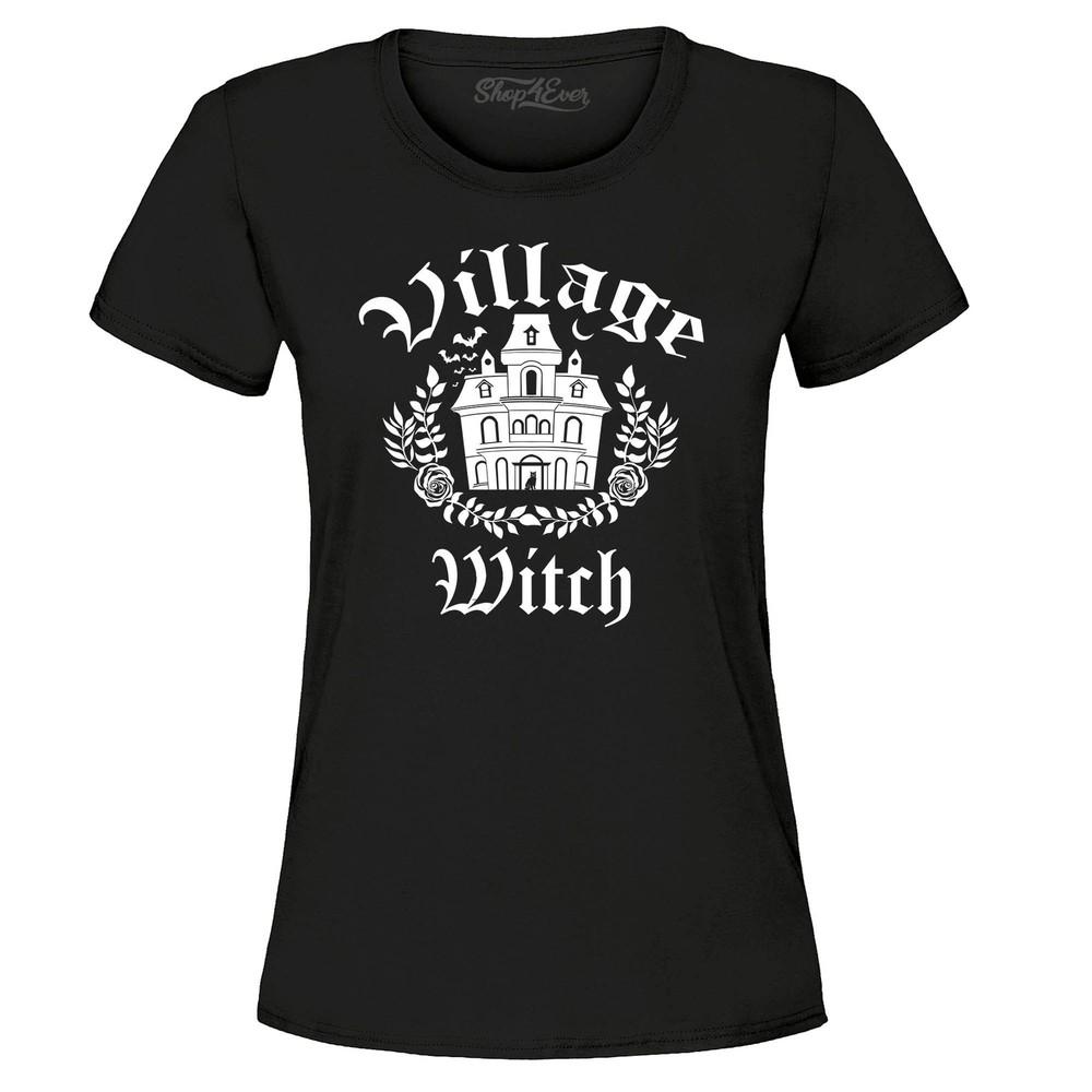 

Village Witch Spooky Women s T-Shirt Halloween Shirts 2XL