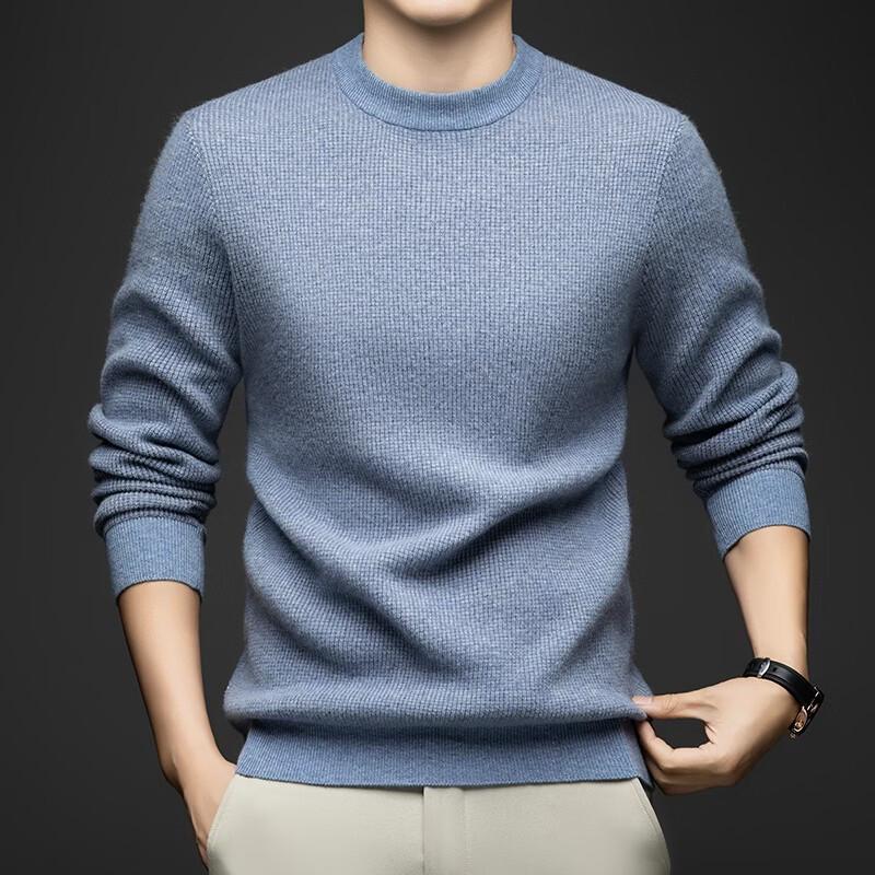 Firstview Men s 90% Merino Wool Long-Sleeve Casual Sweater L