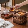 Naijiang Walnut Wood Square Serving Plate