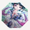 1pc Anime Character Outdoor Umbrella - Automatic Opening/Closing, Portable 3-Fold Design with 8-Bone Iron Frame - Perfect Gift for Fans, Traveler