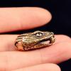 Snake Head Brass Buckle EDC Outdoor DIY Woven Paracord Pendant Adult Fidget Toy Paracord Rope Decompression Toy Edc Accessory