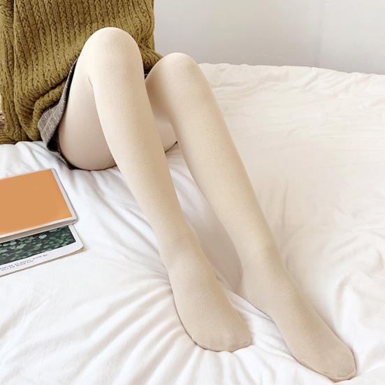 Women Pantyhose High Elasticity Tight Fit Body Curve Enhancing Bottom Pants Autumn Winter Velvet Lined Leggings