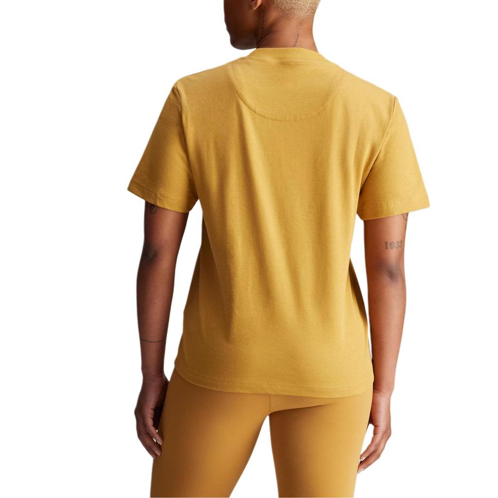 Adidas True Casuals Regular Comfortable Sports Round Neck Short Sleeve T-Shirt Women Tops Dune-Brown IW9923