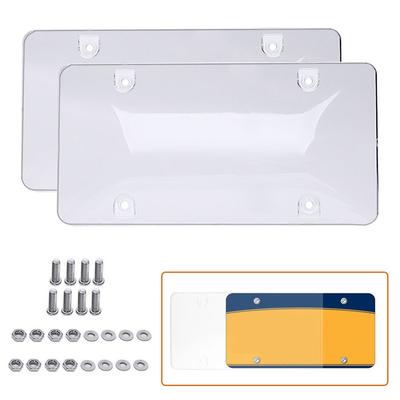License Plate Cover Reflect Reflective Stopper US Vehicles