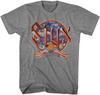 Styx Rock Band Return To Paradise Adult Short Sleeve T-Shirt Graphic Tee