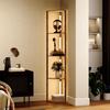 4-Tier Corner Floor Lamp
