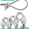 304 Stainless Steel U-Bolt Wire Rope Clamp (2-24mm)