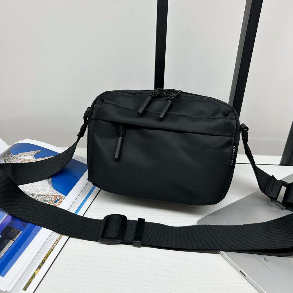 Versatile Japanese-Style Lightweight Multi-Compartment Crossbody Bag for Men & Women
