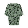 Women's Fashionable Casual Round Neck Printed Top Loose Top Printed Top Loose Top