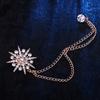 Rhinestone Star Tassel Brooch Tassel Chain Suit Collar Pin Suit Lapel Pin  Ceremony Banquet