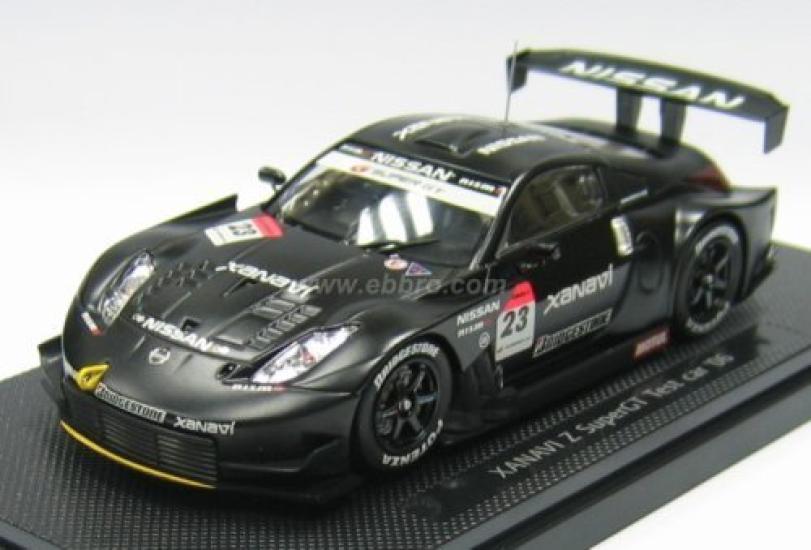 

Ebro 1/43 AUTOBACS SUPER Zanavi Nismo Z Test Car Super GT500 2006 No. 23 (Black) Ready-to-Display Model чёрный