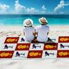 1pc, Indian-style Character Oversized Soft Beach Towel, Geometric Totem Print Pattern, Microfiber Bath Towel, Quick-drying
