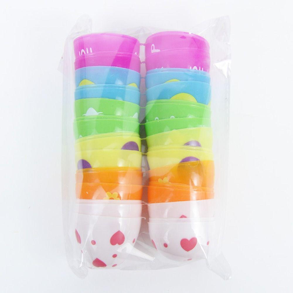 Painting Colourful Easter Egg DIY Educational Toys Fillable Easter Egg Plastic Assorted Eggs