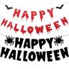 Streamers Bat Spider  Banner Decorative Props Horror Decor New Halloween Banner  Horror Theme