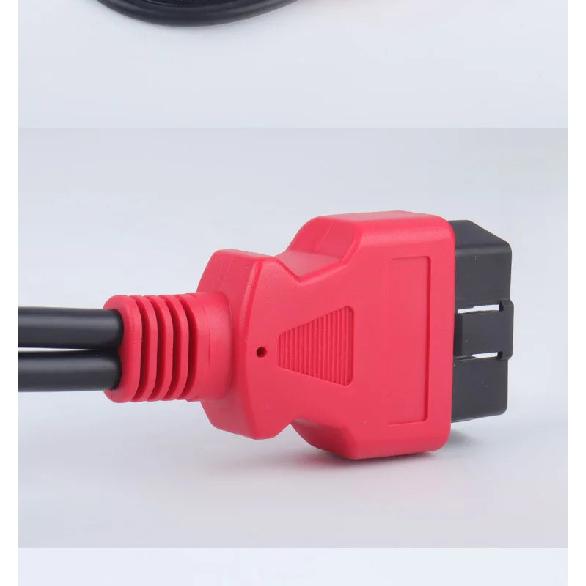 OBD2 1/2 Adapter Cable Extension Cable OBD Extension Cable 12V Automotive Universal 16-pin Core Splitter
