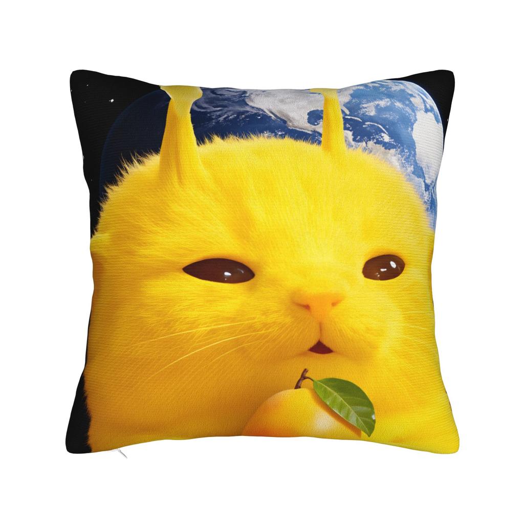 Pillow Case Space Banana Aliens Cat Square Pillow Cover For Couch Sofa Bedroom Novelty Pillowcases