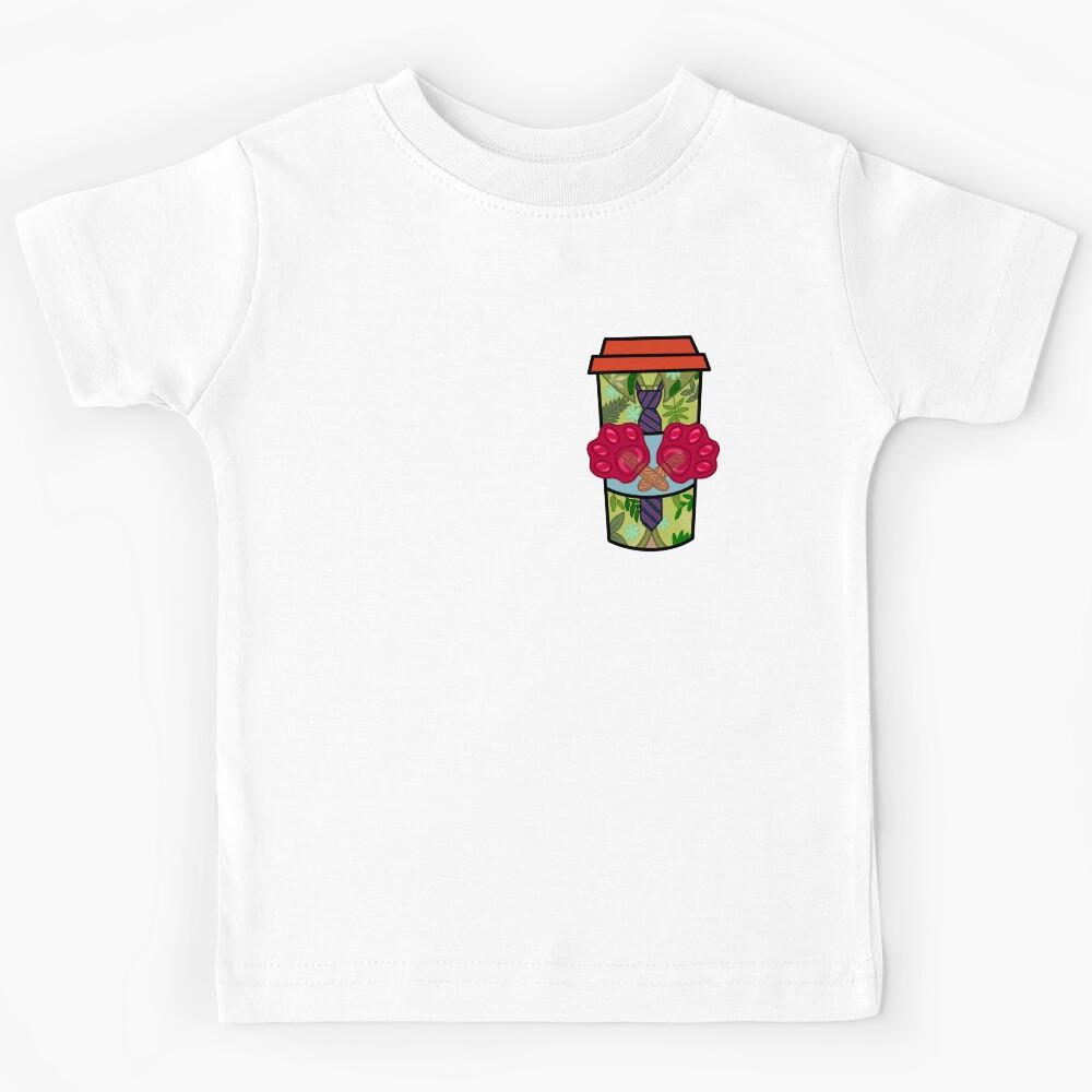 Wilde Fox inspired coffee tumblr cup hot drink version Kids T-Shirt 130