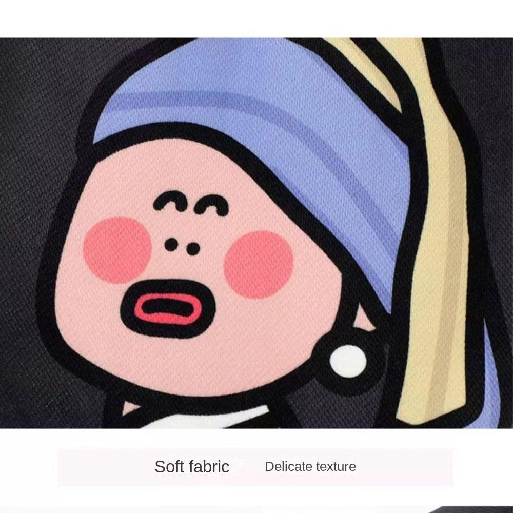 Canva Bucket Bag Cartoon Printed Tote Bag New Lunch Pouch