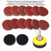 Sandpaper for Wood Abrasive Polish Pad Plate Car Sanding Kit Rotary Tool Accessories Drill Grinder Attachment for Furniture