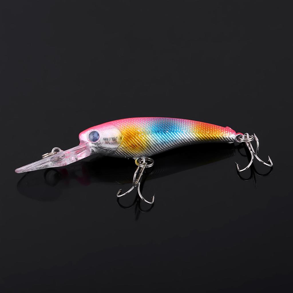 10pcs Bag Fishing Lures Baits Crank Bait Hook Tackle Bait Fishing Hook For Outdoor Fishing