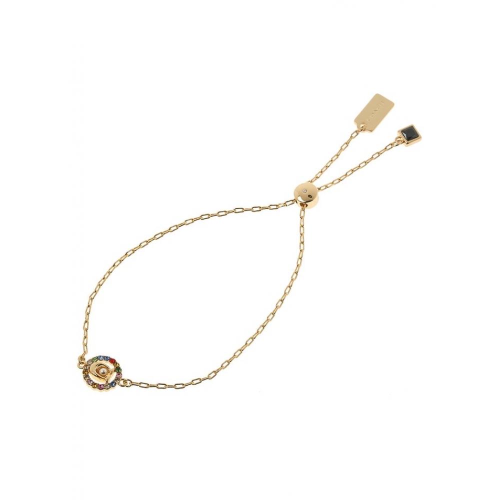 

Coach Signature Multi Crystal Slider Bracelet C9352 GOLD