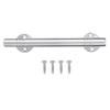 Silver Cabinet Door Handle Stainless Steel Furniture Handle Solid Drawer Handle  Kitchen