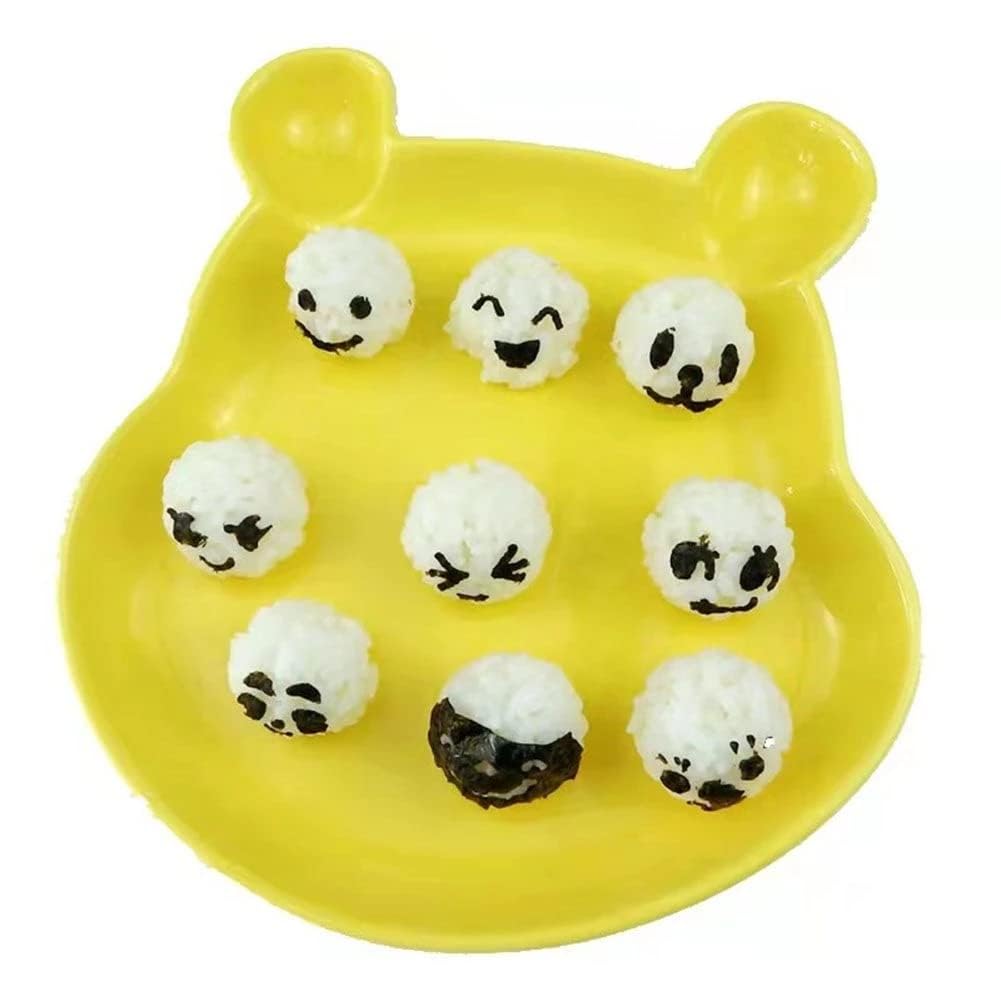 latikaly Nori Punch Pin Embosser Rice Ball Mold Nori Cutter Shape Punch Bento Box Accessories Kitchen Supplies