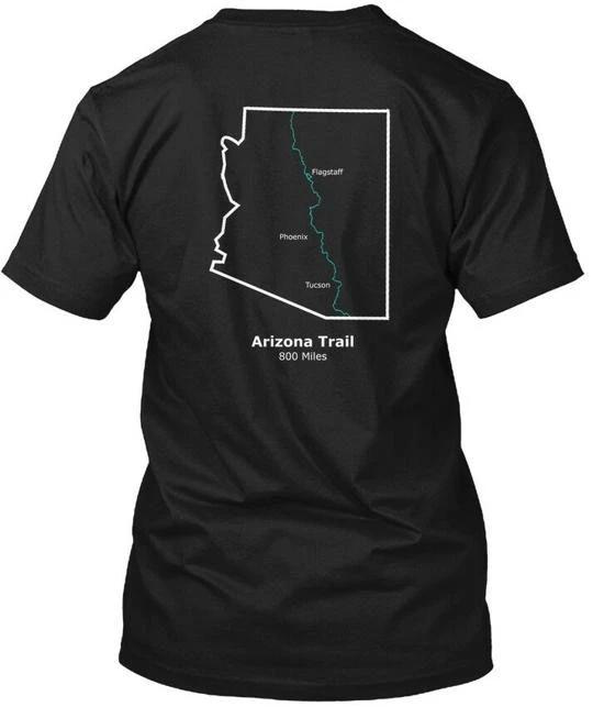 

Fun Arizona Trail Map - TTshirt Made in the USA Size S to 5XL M
