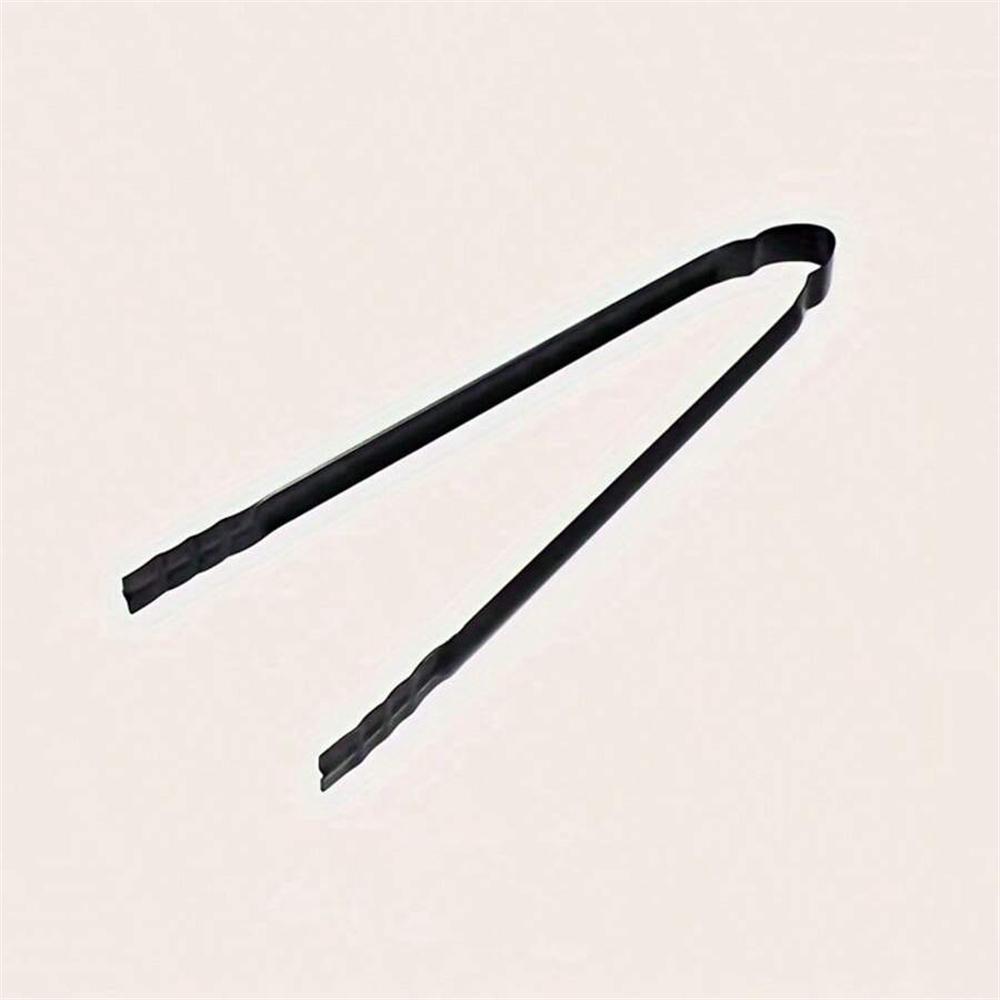 

1PC Barbecue Charcoal Tong Charcoal Grill Poker Fire Tongs Stainless Steel Barbecue Tongs Picker Tool Camping Cooking Tool чорний