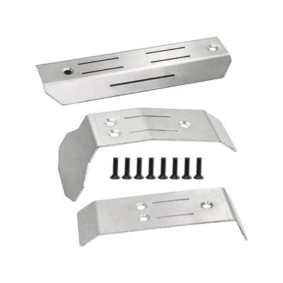 Remote Control Model Stainless Steel Skid Plate Chassis for Mini Maxx Toy Collection Kits for Remote Control Car Upgrade