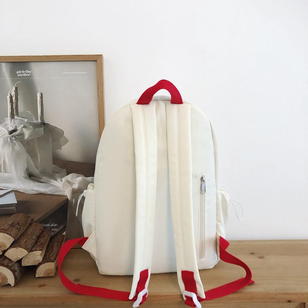 Schoolbag Cute Schoolbag Female Student Mori Backpack Niche High Value Fresh Ins Printing Light and Sweet Wind Backpack