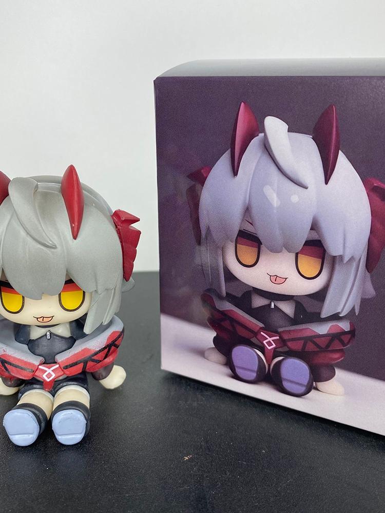 In Stock Arknights Chibi Version Super Deformed Sitting Pose Pvc Anime Figure Statue Desktop Decoration Gift Collection Toys Kid Friendly Entertaining