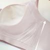 Seamless Bra Women's Mesh Fabric Adjustable Underwear Gathering Bra Push Up Bra