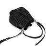 Handmade Textured Pinwheel Knot Crossbody Bucket Bag for Women
