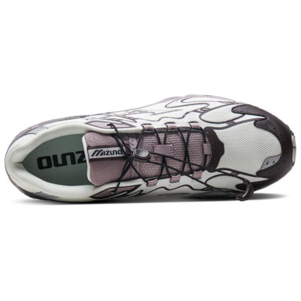 Mizuno Wave Solar V2 Fashion Comfortable Durable Low-Top Casual Running Shoes Unisex Sneaker White Purple D1GH231812