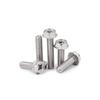 304 Stainless Steel Hex Bolts with Anti-slip Washer & Tooth Pattern, Cross Flange Head - Sizes: MM4, M5, M6, M8