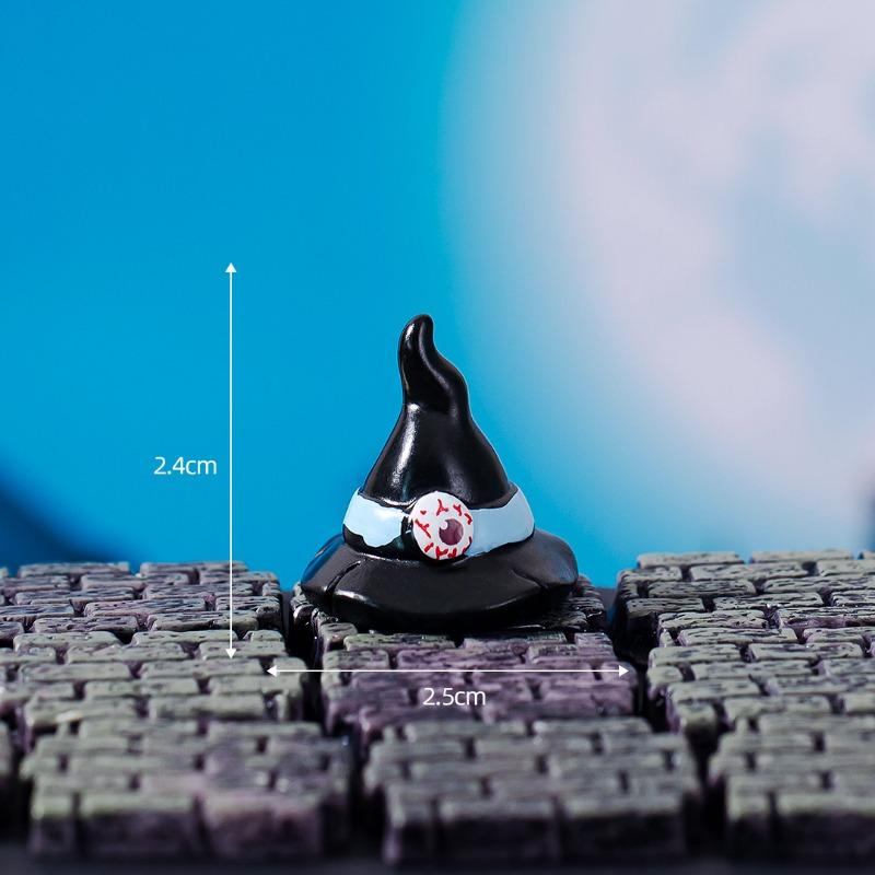 Mikro-Landschaft Halloween Kristallkugel Dekorative Accessoires Gesichtsloses Monster Geist Kürbis Harz Kleine Figur