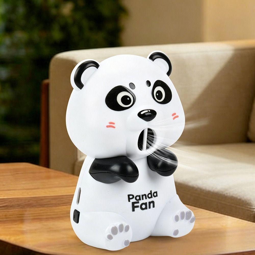 Gifts Animal Shaped Summer Hanging Cup Hair Dryer Rechargeable Adjustable Cartoon Cat Fan Three Wind Speeds Mini Fans