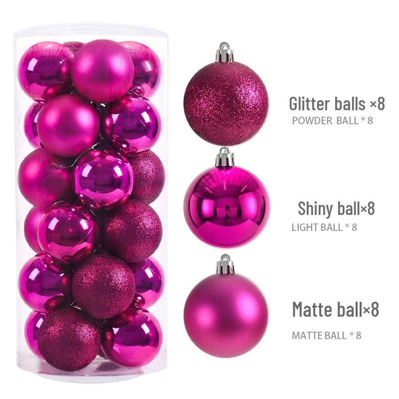 Vergoldete Weihnachtsbaum- und Fensterhänge-Ornamente - Feiertags-Dekorationskugel für Hochzeiten und Feiern