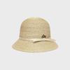 Raffia Bucket Hat Beige