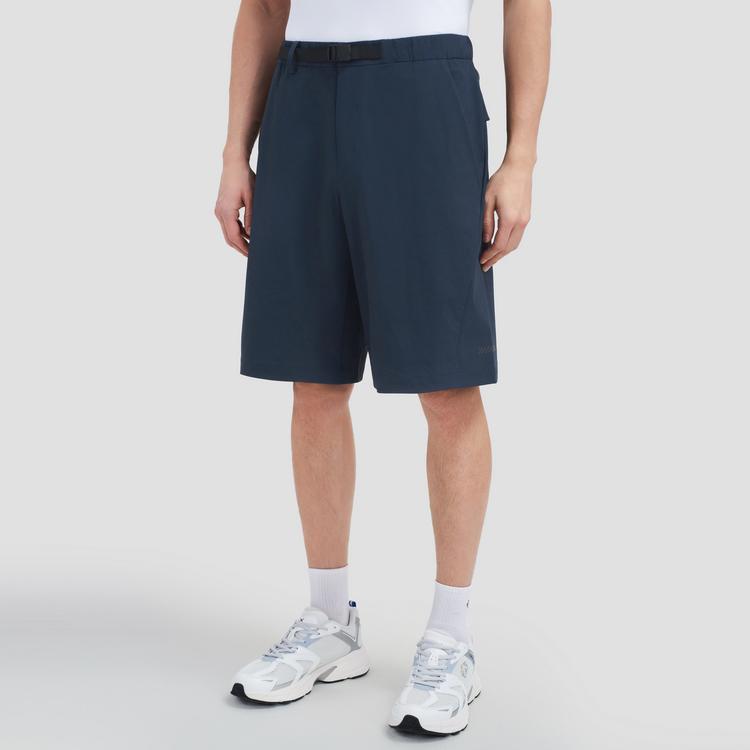DESCENTE Bleu Series Urban Cycling Loose Lightweight Mid Waist Five Point Casual Shorts Men Shorts Blueberry D5231BHP70
