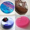 Moule à Gâteau Rond en Silicone Antiadhésif Moule à Gâteau au Chocolat Moule de Cuisson DIY Micro-ondes Congélateur